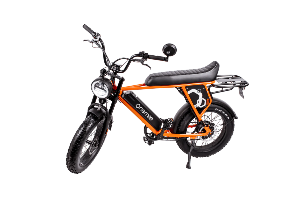vélo électrique speed bike onemile scrambler s orange