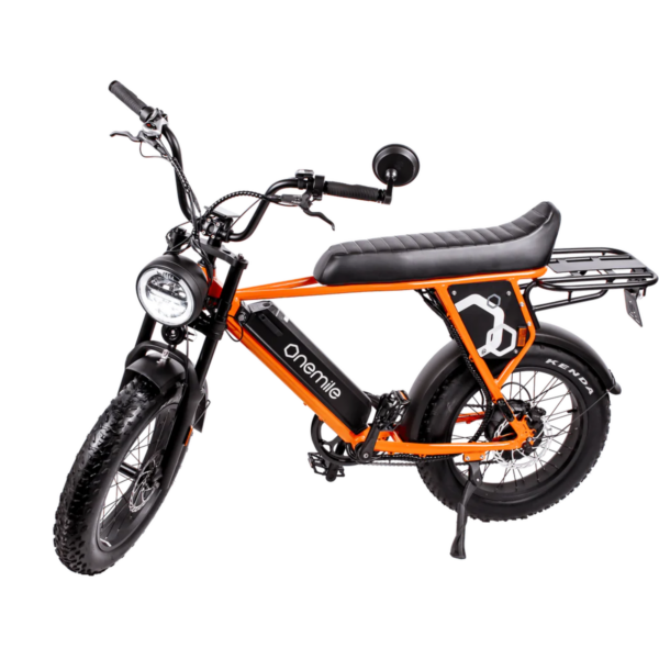 vélo électrique speed bike onemile scrambler s orange